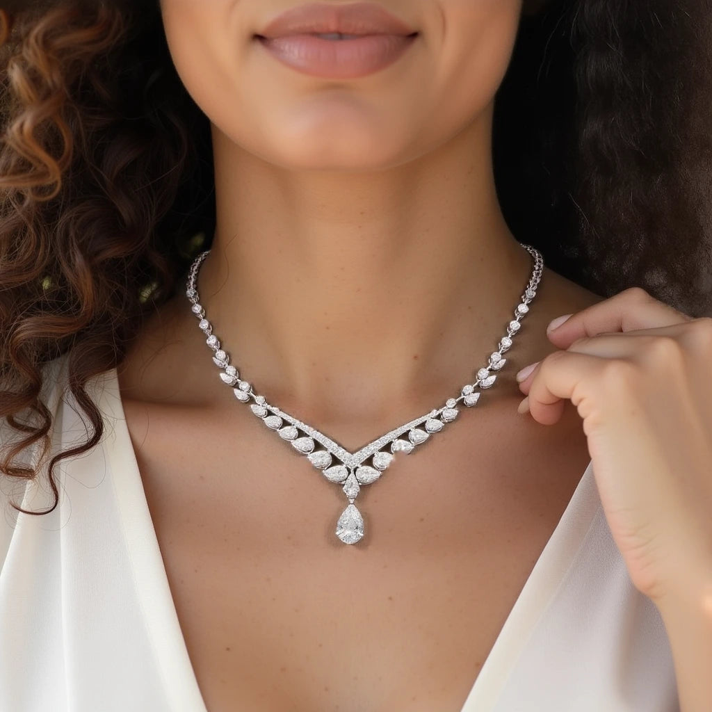 Aurora White Necklace