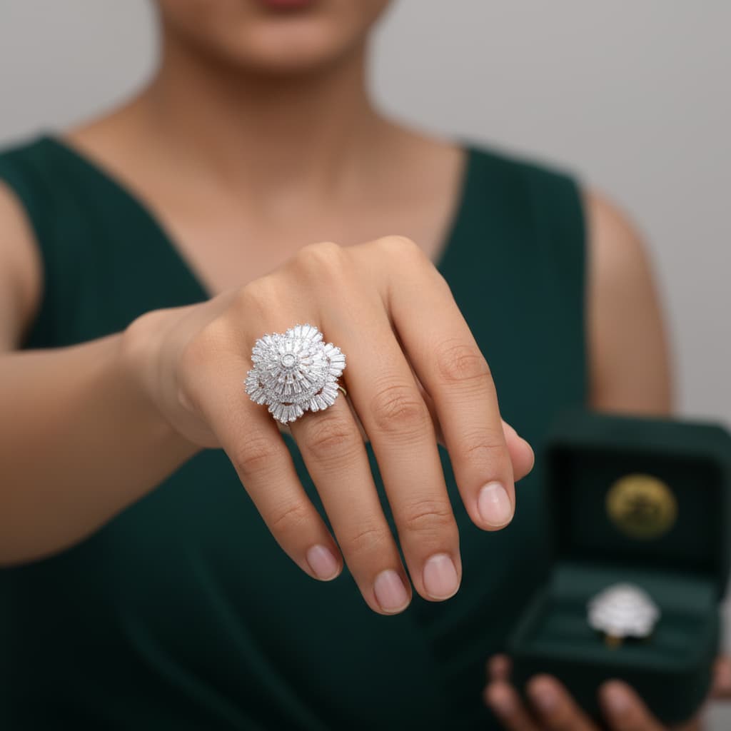 Brilliant Bouquet Ring