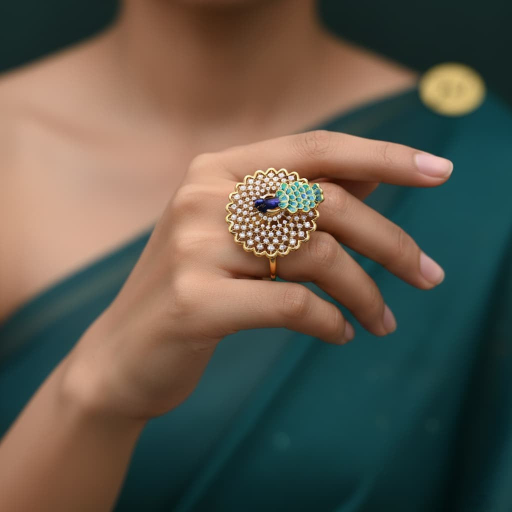 Peacock Majesty Ring