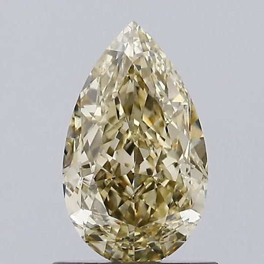 1.04ct Pear Lab Grown Diamond (Fancy Yellow, Clarity VVS2, IGI)