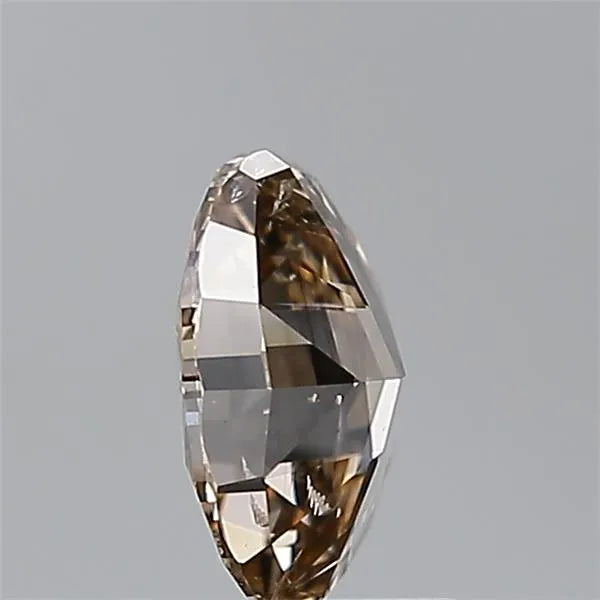 1.00ct Oval Natural Diamond (Fancy Yellowish Brown, Clarity SI2, GIA)