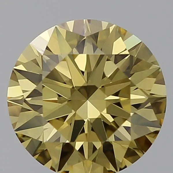 1.40ct Round Lab Grown Diamond (Fancy Intense Yellow, Clarity VS1, Cut ID, IGI)