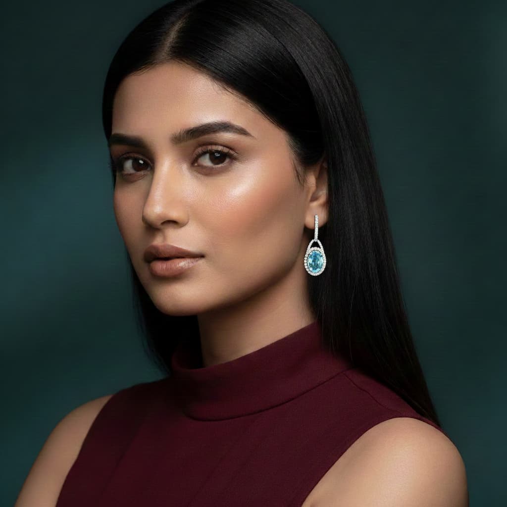 Azure Gleam Earrings