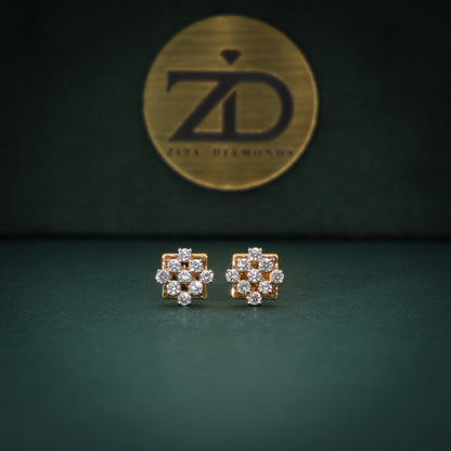 Lattice Glow Studs