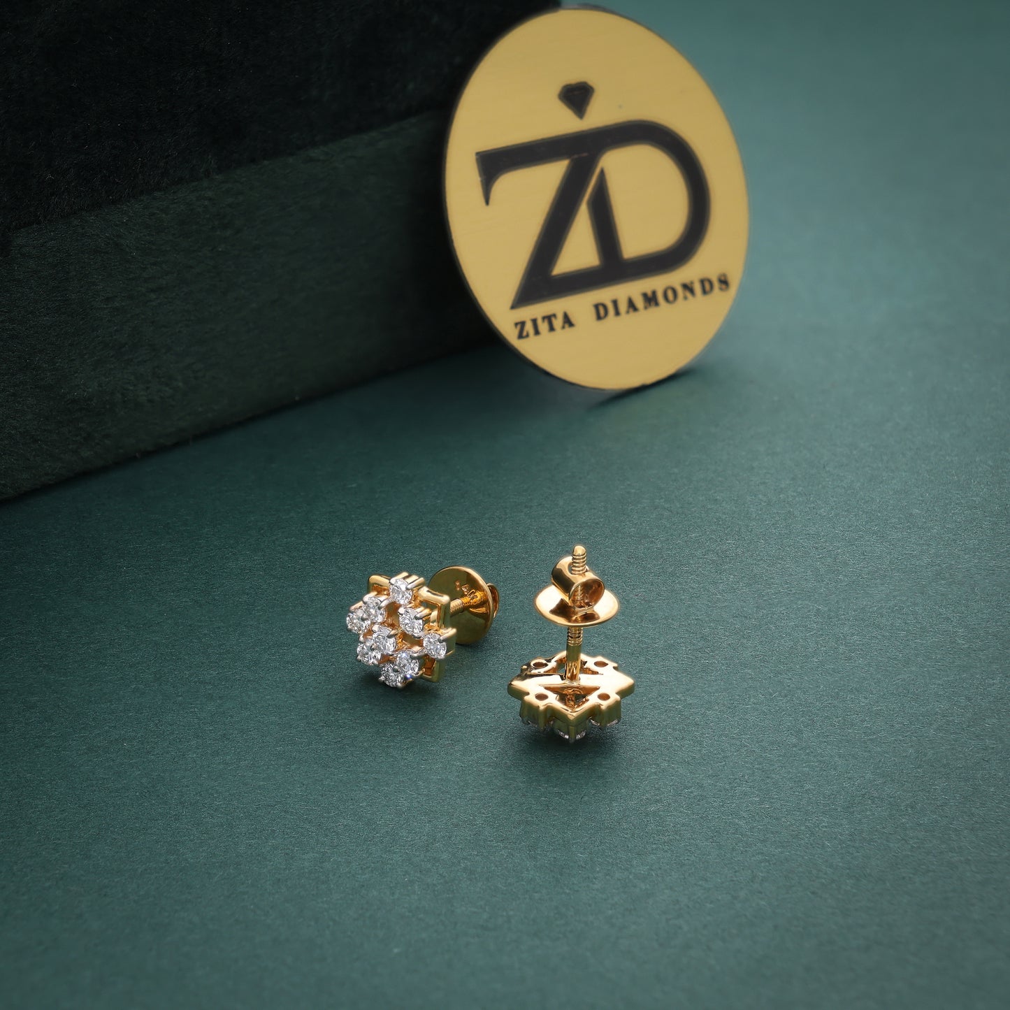 Lattice Glow Studs