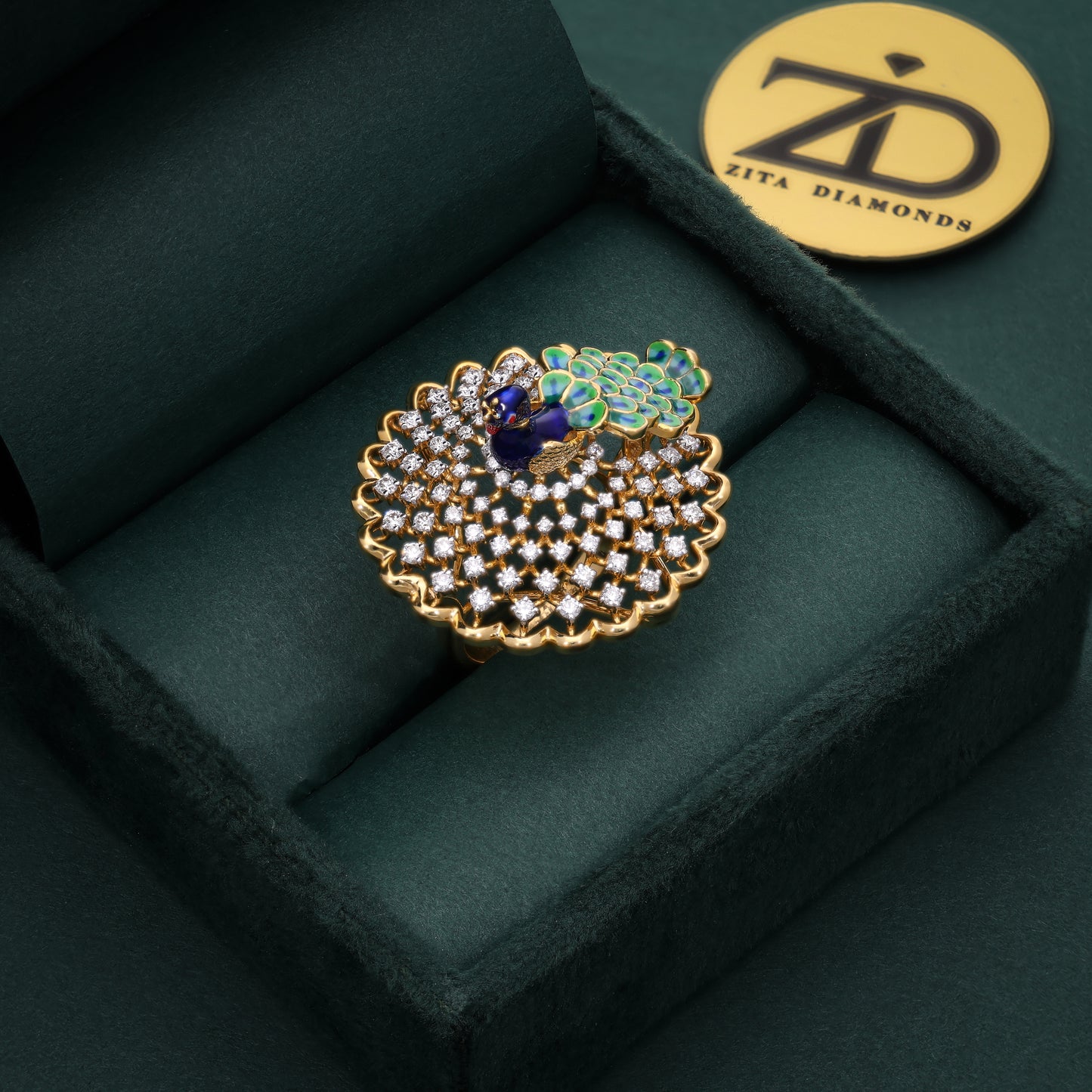 Peacock Majesty Ring