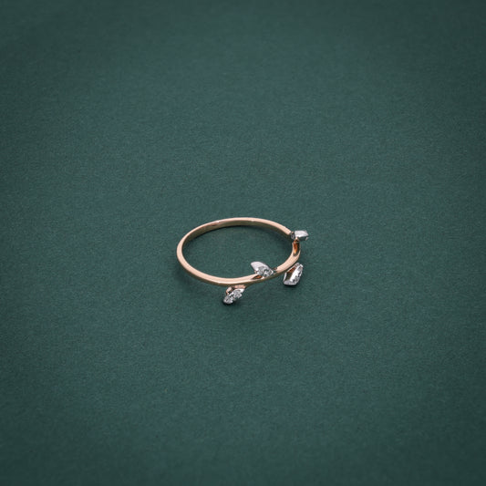 Ethereal Leaf Ring