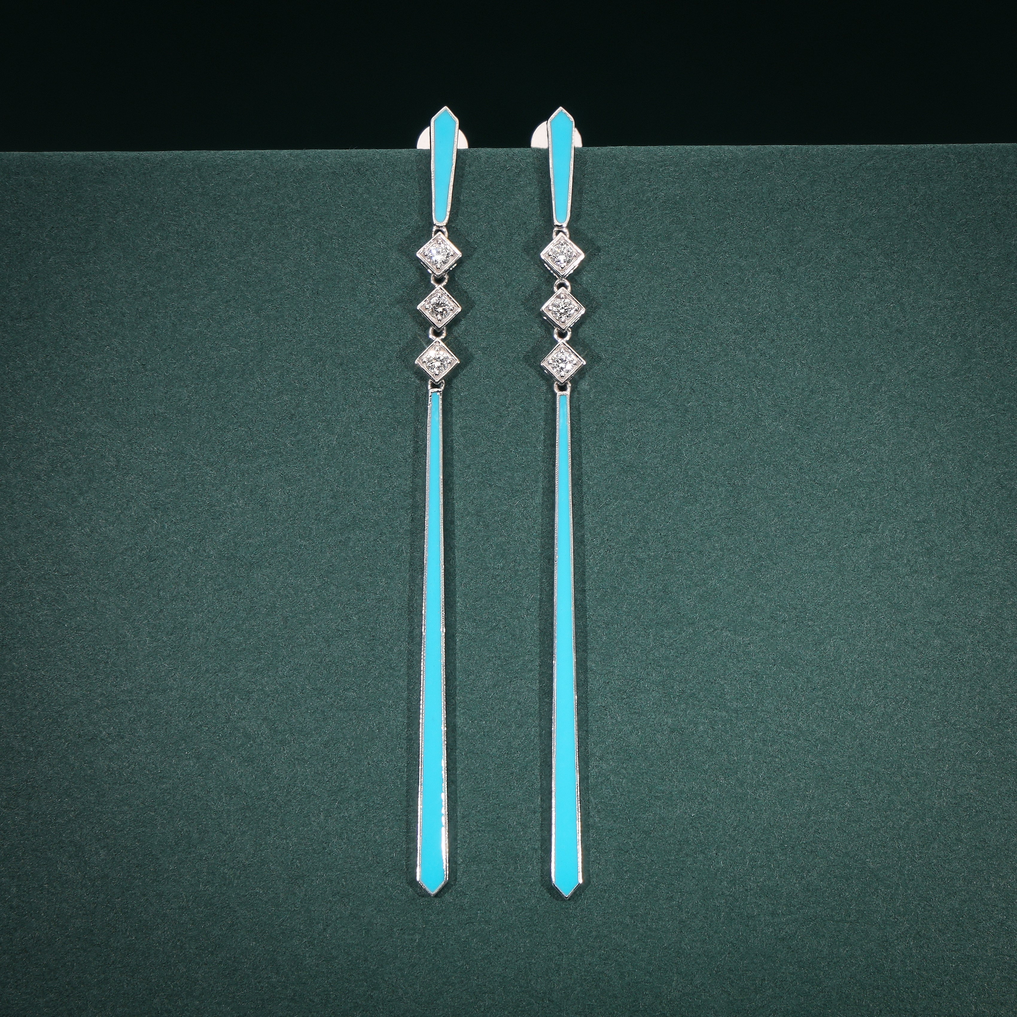 Sky Edge Danglers – Zita Diamonds
