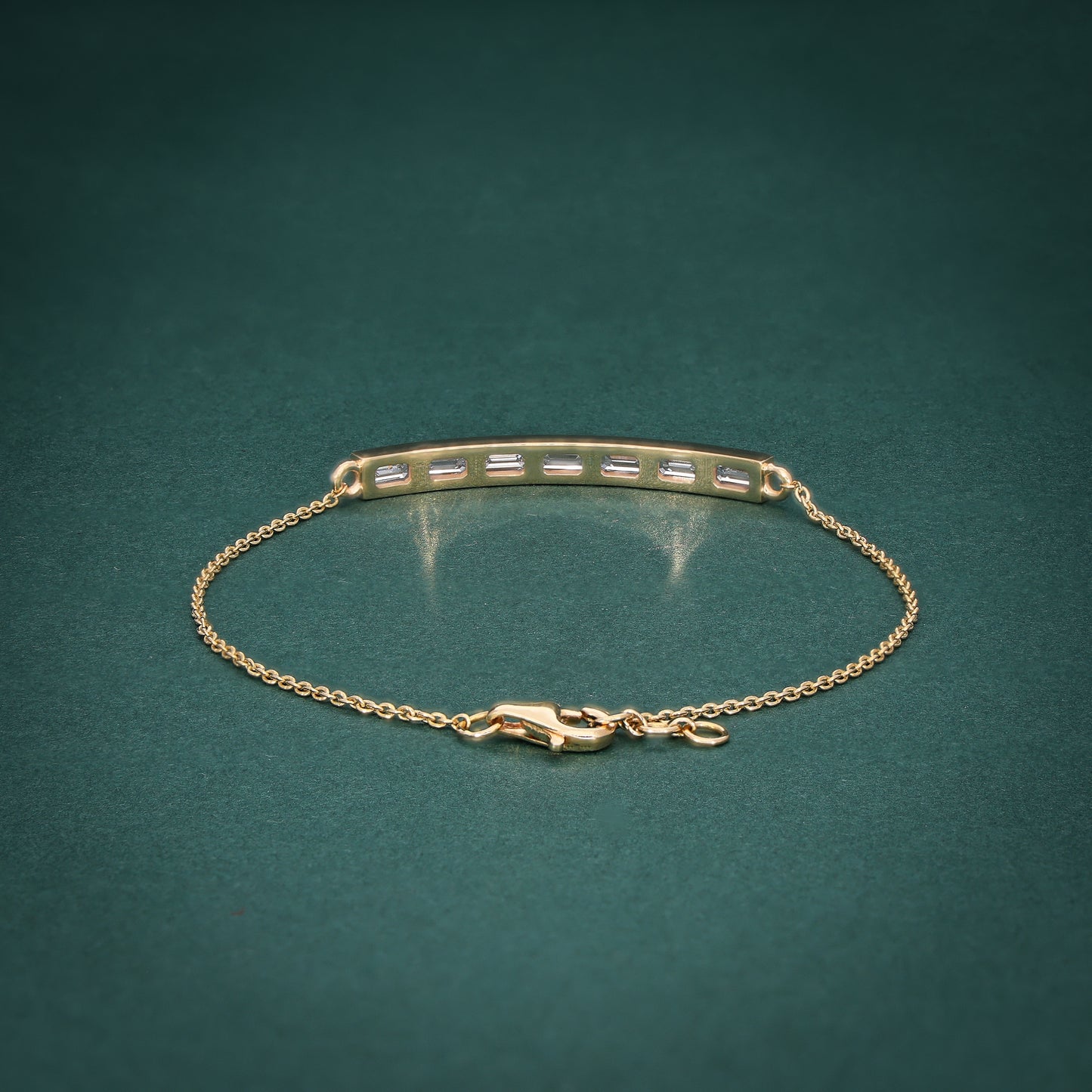 Baguette Mirage Diamond Bracelet