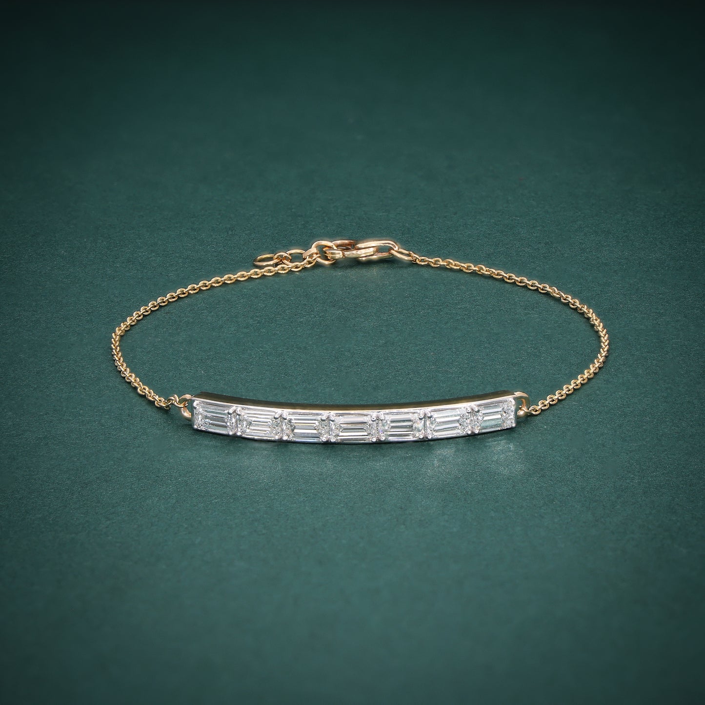 Baguette Mirage Diamond Bracelet