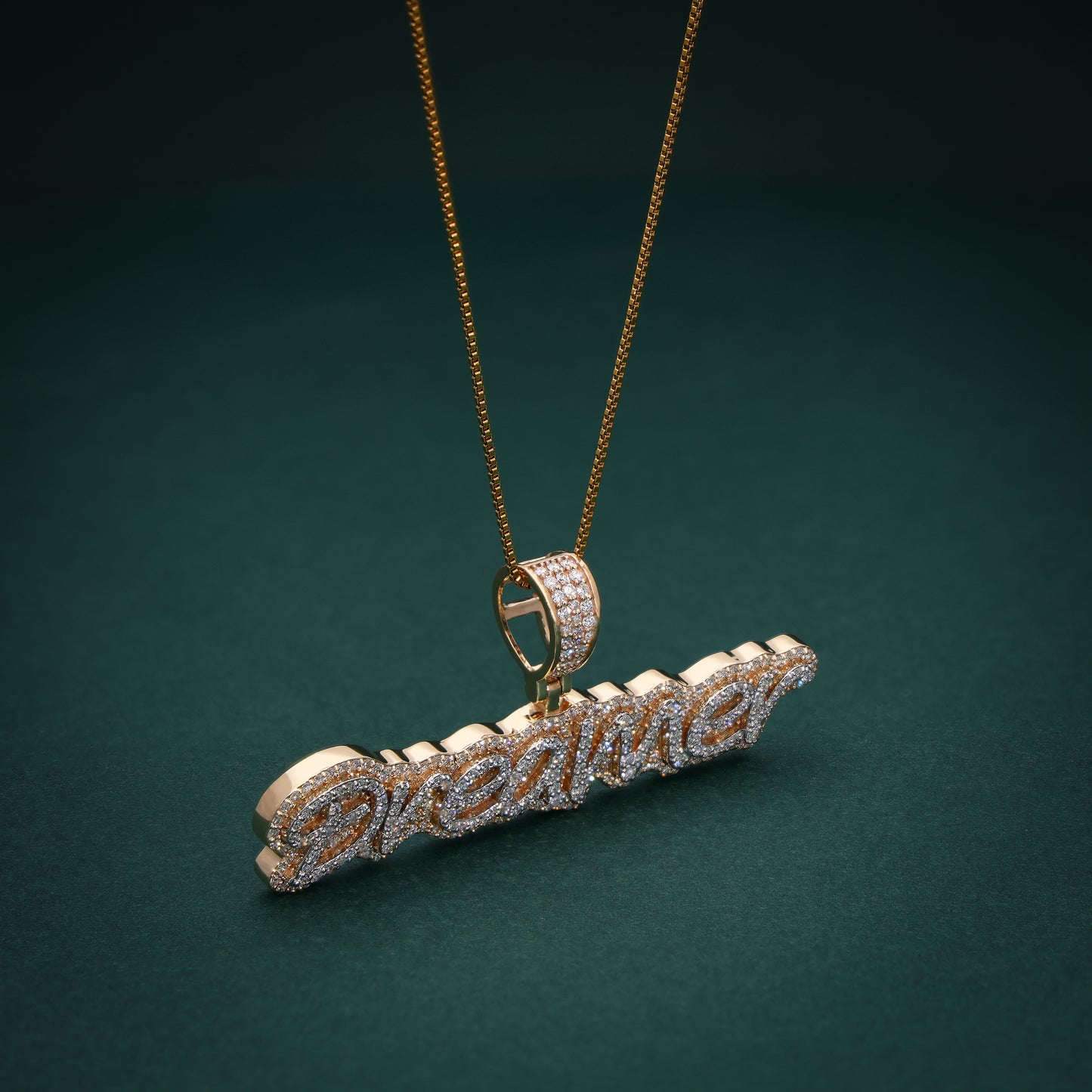 18KT Yellow Gold "Dreamer" Diamond Pendant