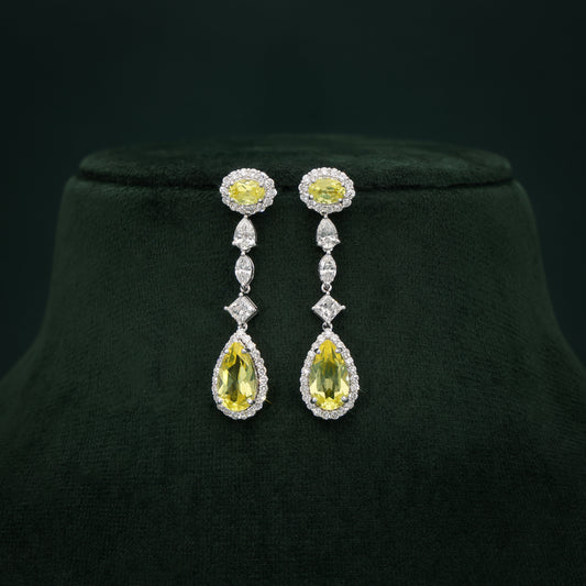 Golden Frost Earrings