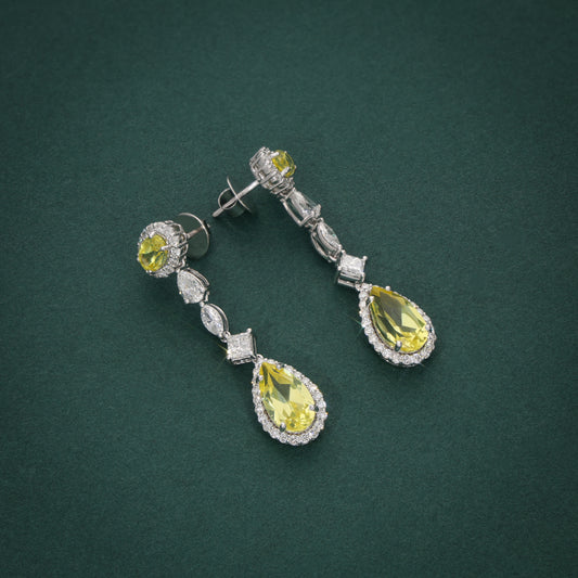 Golden Frost Earrings