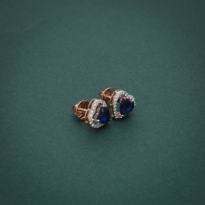 Blue Serenade Diamond Studs