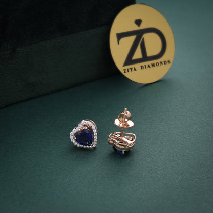 Blue Serenade Diamond Studs