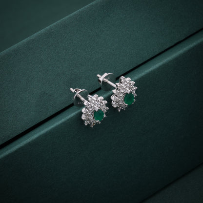 Forest Gleam Diamond Studs