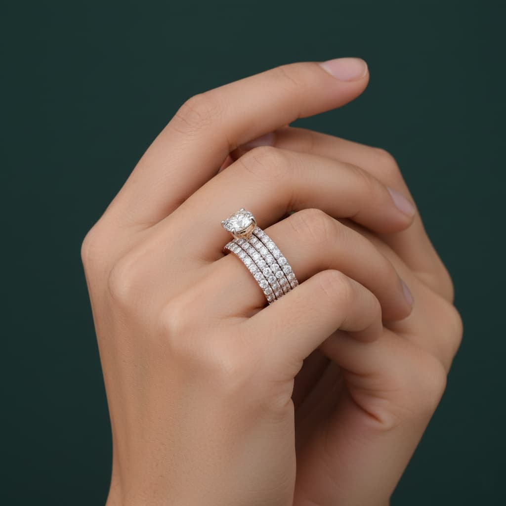 Eternal Spark Trio Ring Set