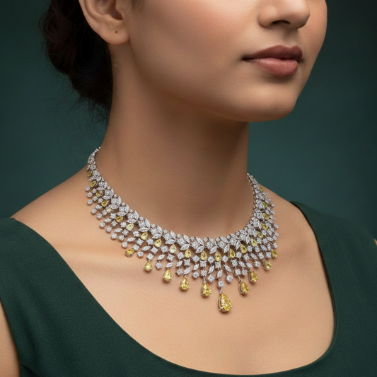 Golden Frost Necklace