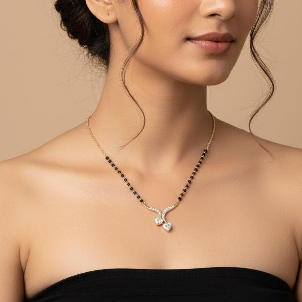 Pave-Set Accents Mangalsutra