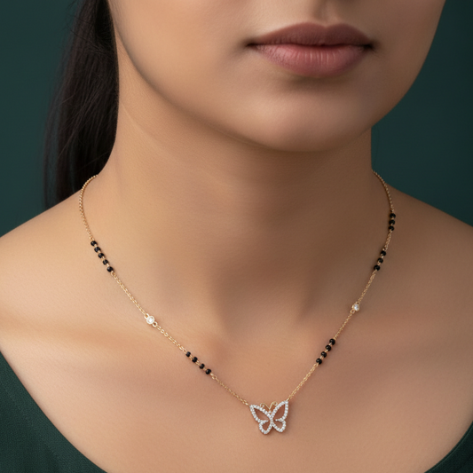 Nayra Butterfly Mangalasutra