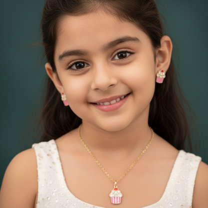 Cupcake Crush Pendant set