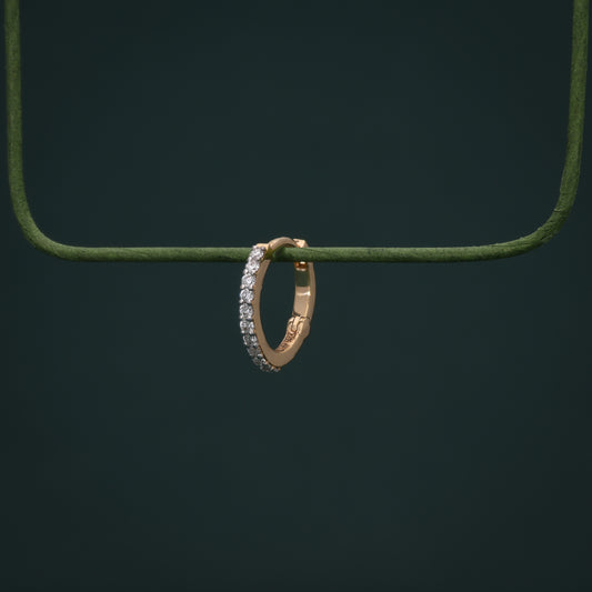 Elegant Lab-Grown Diamond Nose Pin