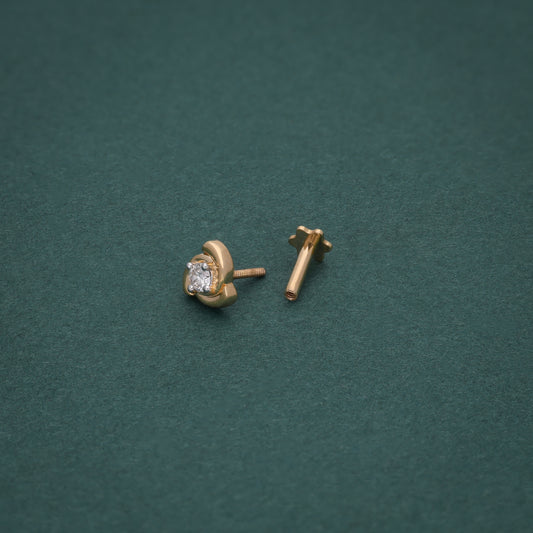 Golden Blossom Nosepin