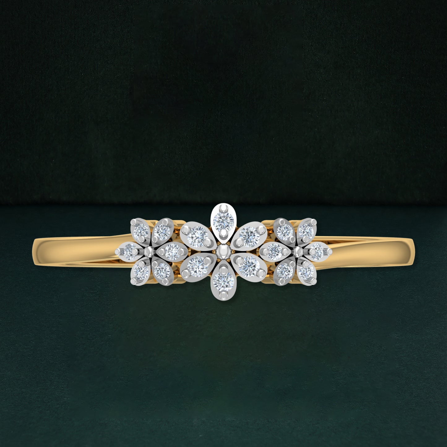 Delicate Bloom Diamond Ring