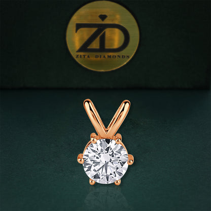 Pendant with 2.5 carat Diamond