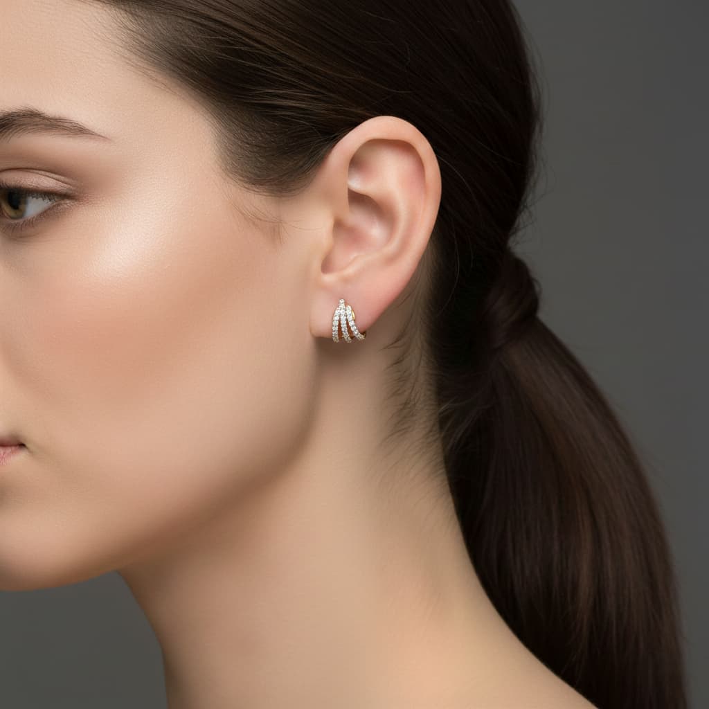 Trio of Elegance Earrings