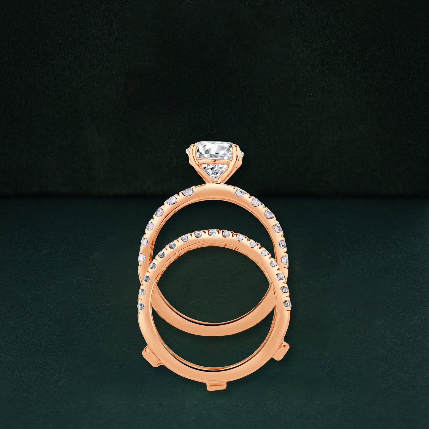 1.5C Solitaire Bridal Ring