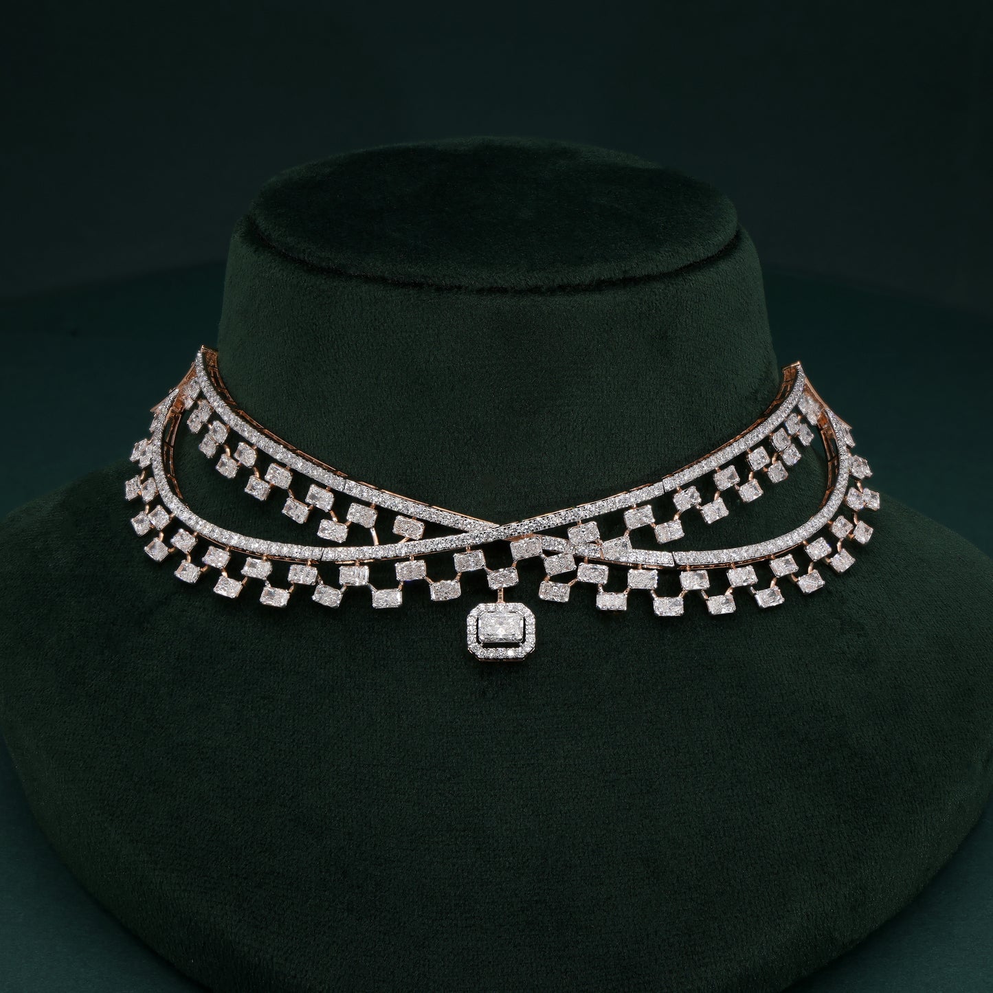 Regal Radiance Diamond Choker