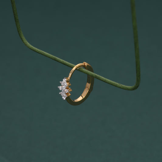 Radiant Bloom Nose Pin