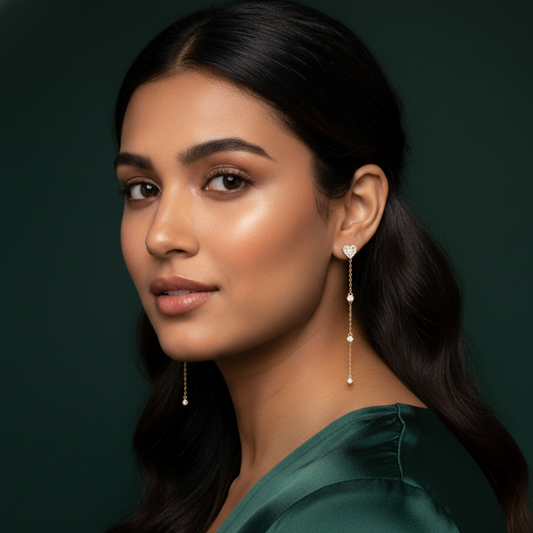 Eternal Elegance Diamond Drop Earrings