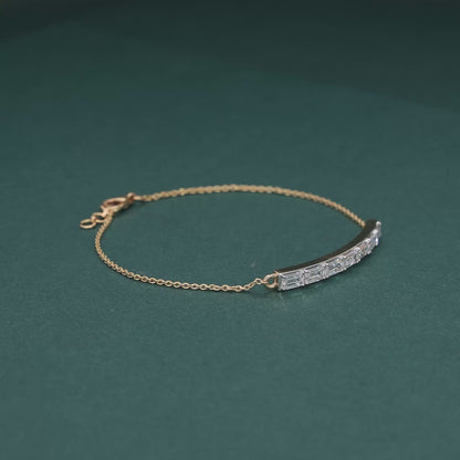 Baguette Mirage Diamond Bracelet