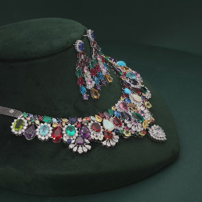 E Zita – Multi-Gemstone Lab-Grown Diamond set